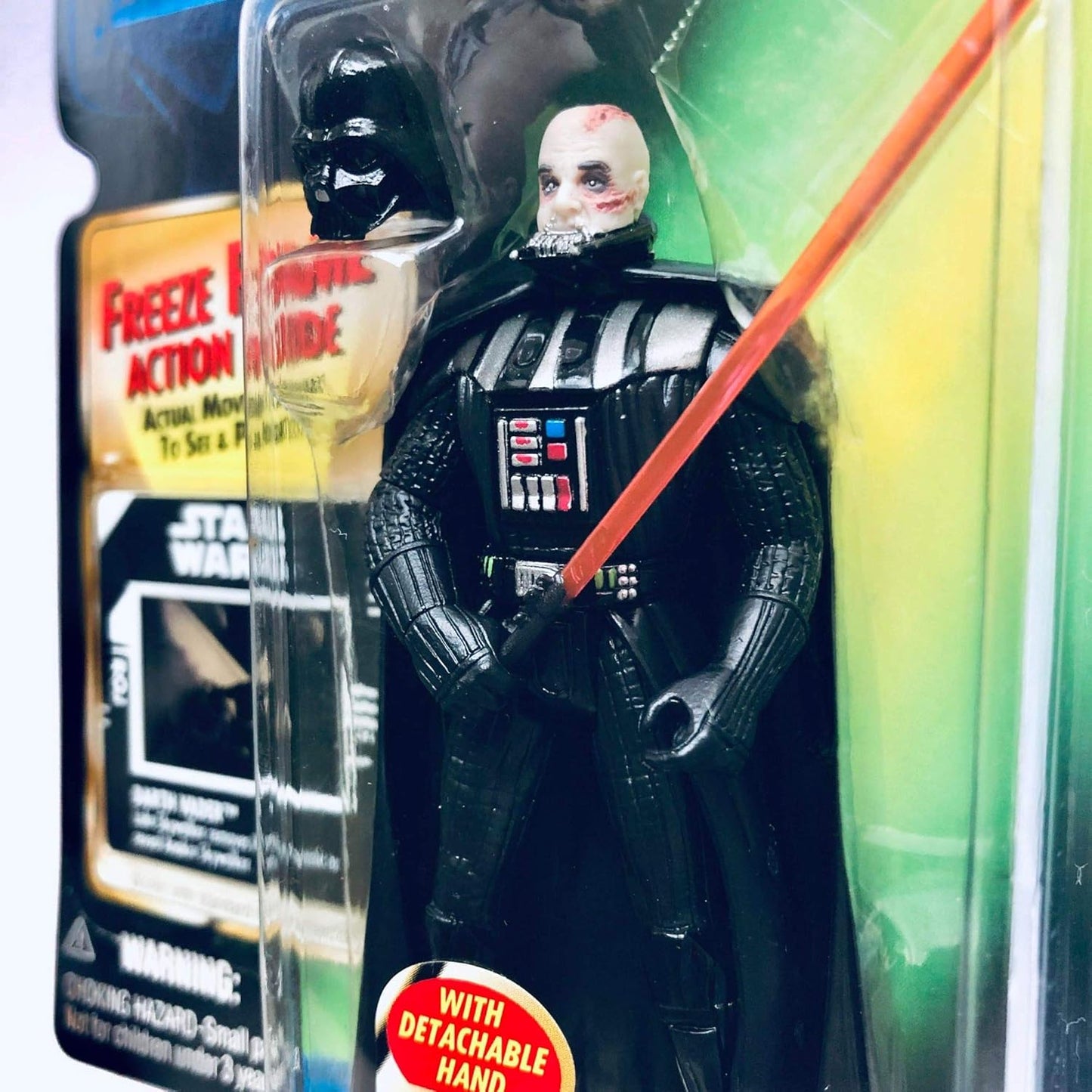 Star Wars Basic Figure THE POWER OF THE FORCE Freeze Frame Darth Vader with REMOVABLE HELMET [Parallel Import]