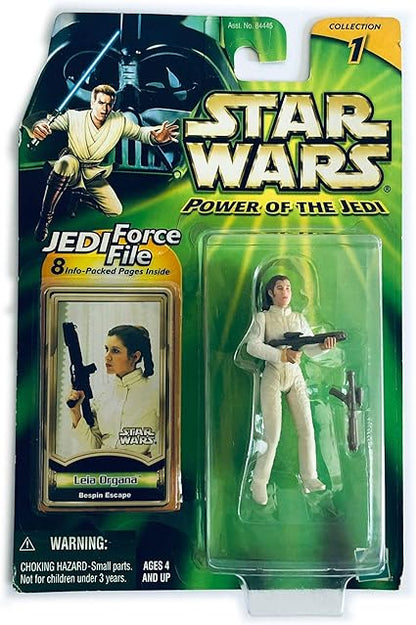 Star Wars Power of the Jedi Leia Organa Bespin Escape (Jedi Force File) 3.5 inch Basic Figure