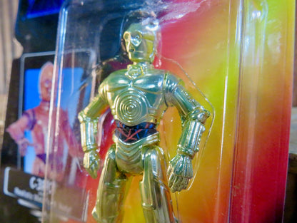 Hasbro Star Wars Potf Green Card Figure C-3Po