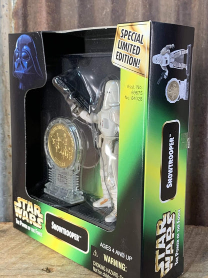 Star Wars: Power of the Force Millenium Coin Edition Snowtrooper Action Figure