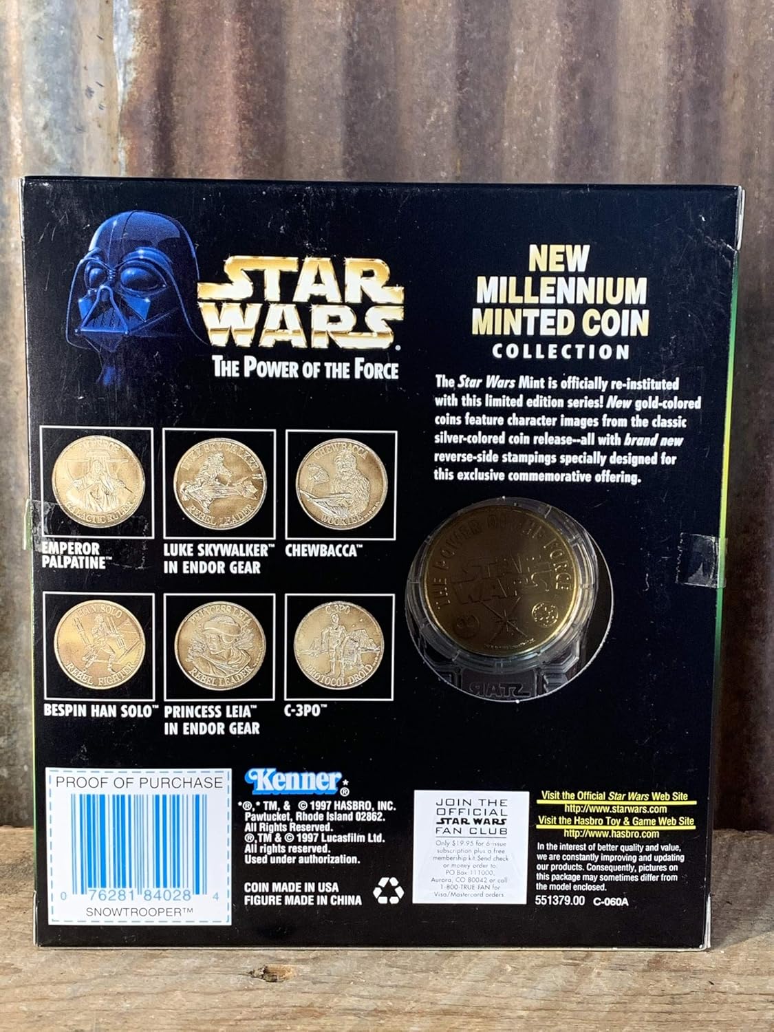 Star Wars: Power of the Force Millenium Coin Edition Snowtrooper Action Figure