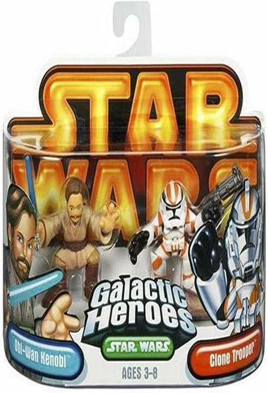 Directly imported from overseas, a must-see for enthusiasts! Star Wars Star Wars Star Wars 2010 Galactic Heroes 2Pack Jedi Luke Skywalker Darth Vader Genuine Popular Figure Figure Christmas Unreleased Hobby Rare Collection Jedi Sith [JOY]