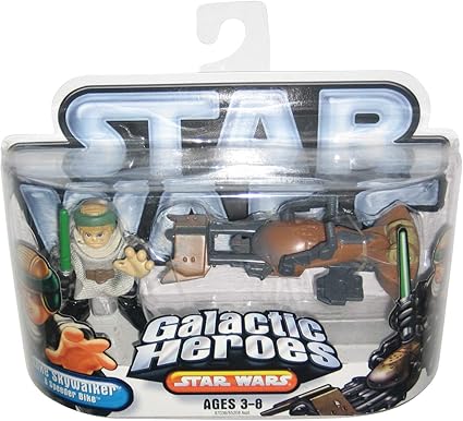 Directly imported from overseas, a must-see for enthusiasts!スターウォーズ Star Wars Star Wars Galactic Hero Luke with Speeder Bike 正規品 大人気 フィギュア フィギア クリスマス 未発売 ホビー レア コレクション ジェダイ シス【JOY】