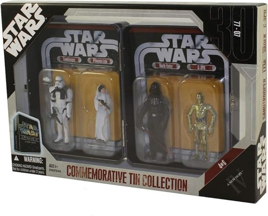 Directly imported from overseas, a must-see for enthusiasts! Star Wars Star Wars Star Wars Episode 2 Collectible Tin Genuine Popular Figure Christmas Unreleased Hobby Rare Collection Jedi Sith [JOY]