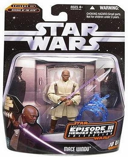 Star Wars Ep III Mace Windu Heroes & Villains Collection