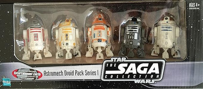 Directly imported from overseas, a must-see for enthusiasts! Star Wars Star Wars EE Exclusive Star Wars Astromech Droids Pack of 5 - Saga Collection Series 2 Genuine Popular Figure Figure Christmas Not Released Hobby Rare Collection Jedi Sith [JOY]