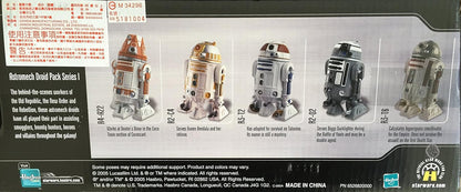 Directly imported from overseas, a must-see for enthusiasts! Star Wars Star Wars EE Exclusive Star Wars Astromech Droids Pack of 5 - Saga Collection Series 2 Genuine Popular Figure Figure Christmas Not Released Hobby Rare Collection Jedi Sith [JOY]