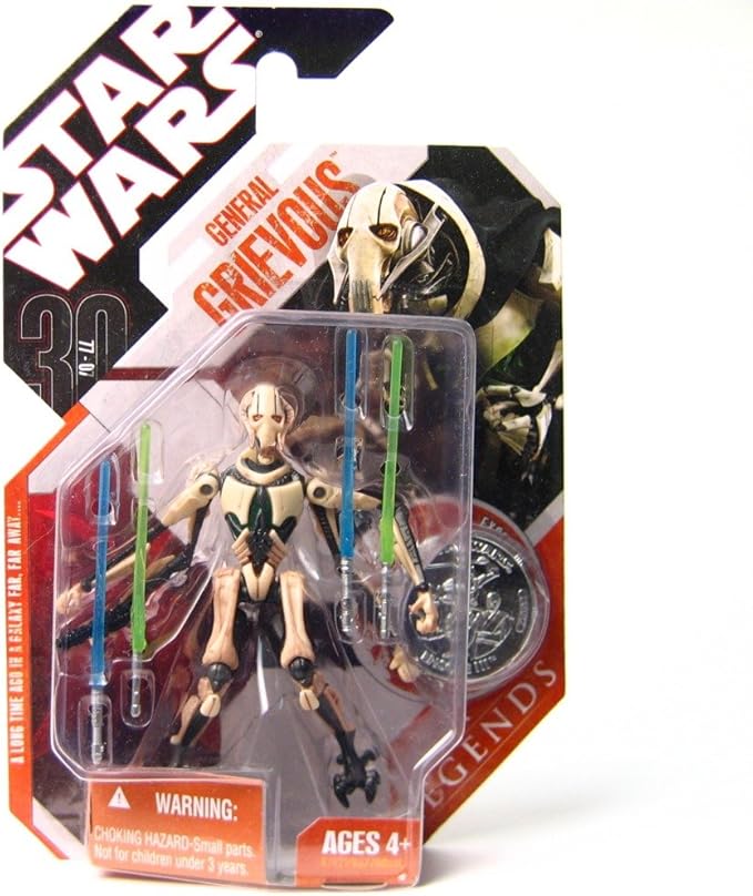 Hasbro Star Wars 3 3/4 Basic Figure General Grievous 4-ARM