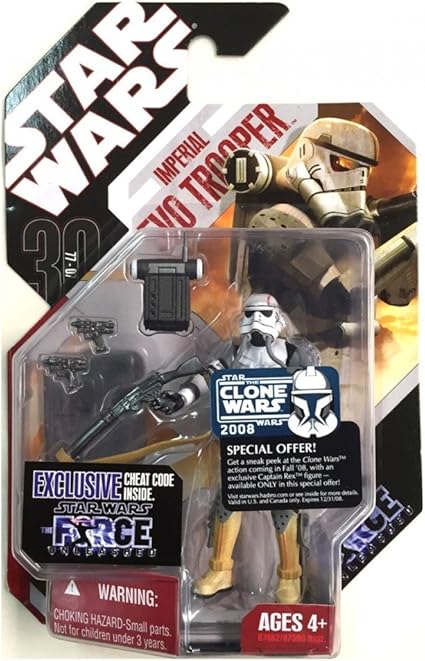 Star Wars Basic Figure Force Unleashed Imperial Evo Trooper (Heavy Stormtrooper)