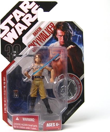 Directly imported from overseas, a must-see for enthusiasts! Star Wars Star Wars STAR WARS ANAKIN SKYWALKER CLONE WARS with TATTOOS 30th Anniversary with Coin Genuine Popular Figure Figure Christmas Unreleased Hobby Rare Collection Jedi Sith [JOY]