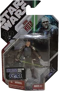 Directly imported from overseas, a must-see for enthusiasts! Star Wars Star Wars Star Wars Basic Figure Force Unleashed General Rahm Kota Samurai Jedi Genuine Popular Figure Figure Christmas Unreleased Hobby Rare Collection Jedi Sith [JOY]
