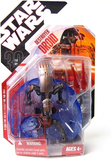 Star Wars 3.75 Basic Figure Destroyer Droid with Sheild