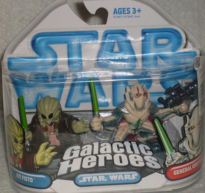Hasbro Star Wars Galactic Heroes Kit Fisto and General Grievous