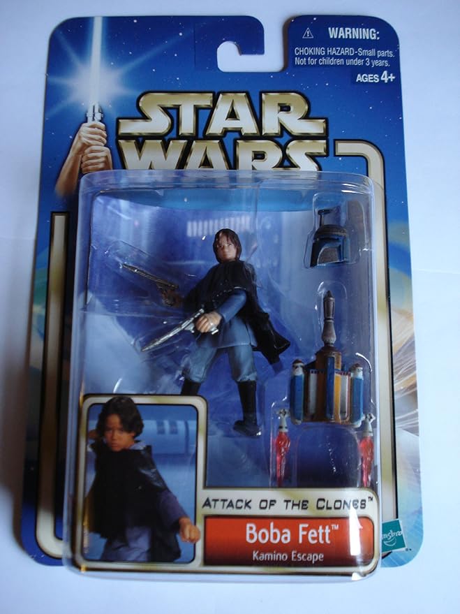 STAR WARS ATTACK OF THE CLONES BOBA FETT KAMINO ESCAPE.