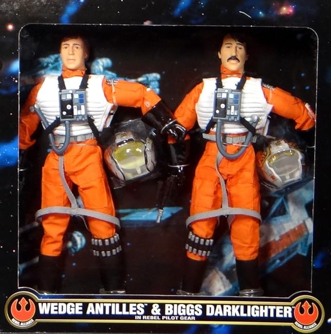 12 inches Kenner Star Wars Wedge Antilles & Biggs Darklighter in Rebel Gear [Parallel Import]