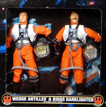 12 inches Kenner Star Wars Wedge Antilles & Biggs Darklighter in Rebel Gear [Parallel Import]