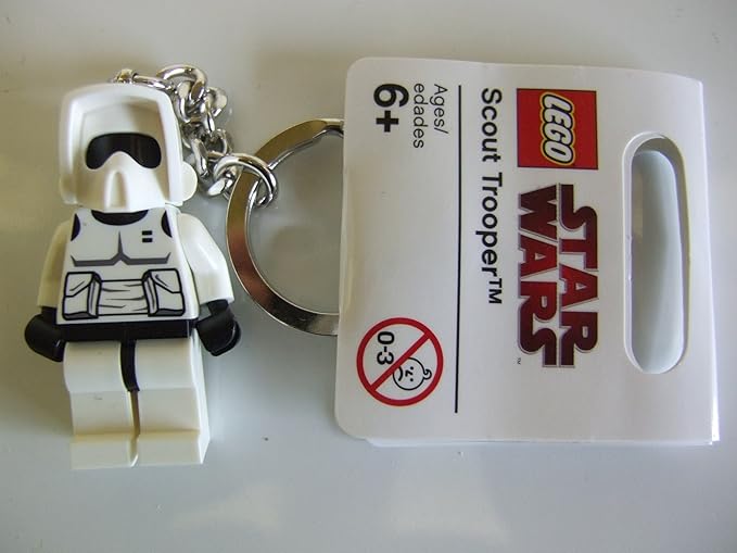 Star Wars Convex LEGO Keychain Biker Scout