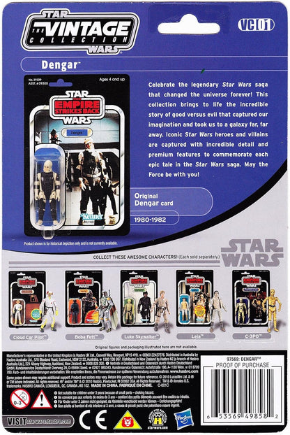 Hasbro Star Wars Vintage Collection Basic Figure VC01 Dengar/Star Wars 2010 Vintage Collection Action Figure Dengar [Parallel Import]