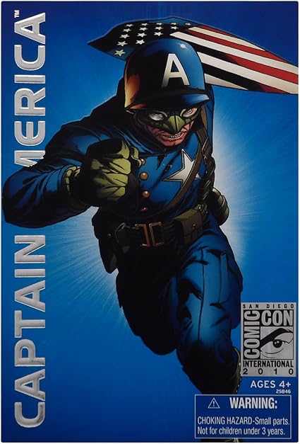 Hasbro 2010 SDCC San Diego ComicCon Exclusive Marvel Universe 3 3/4 Inch Action Figure Ultimate Captain America