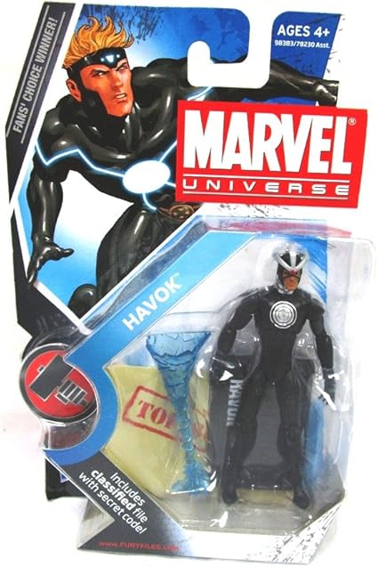 Marvel Universe Series 2 Figure 018 Havok 3-3/4 Inch Scale Variant Action Figure by Hasbro