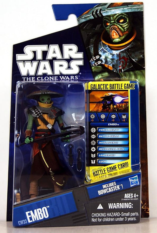 Hasbro Star Wars Clone Wars Basic Figure Embo/Star Wars 2010 The Clone Wars Action Figure CW33 Embo [Parallel Import]