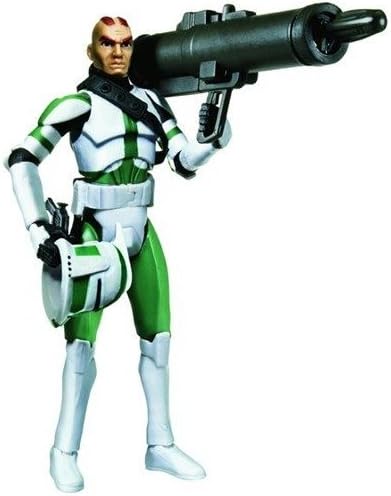 Directly imported from overseas, a must-see for enthusiasts! Star Wars Star Wars Star Wars The Clone Wars Animated 3 3/4" Clone Commander Gree Action Figure Genuine Popular Figure Christmas Unreleased Hobby Rare Collection Jedi Sith [JOY]