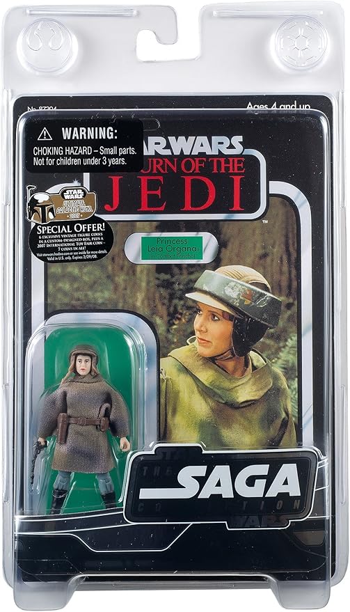 Directly imported from overseas, a must-see for enthusiasts! Star Wars Star Wars Star Wars 2007 Vintage Princess Leia (Endor) Action Figure Genuine Popular Figure Christmas Unreleased Hobby Rare Collection Jedi Sith [JOY]