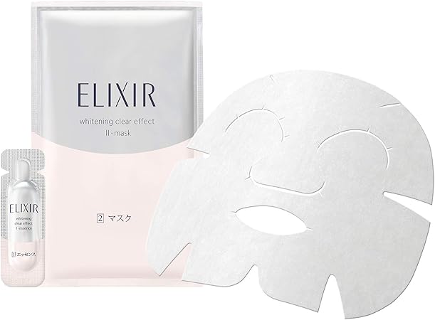 ELIXIR clear effect mask 6 pieces quasi-drug face pack pack stain care moisturizing glossy ball white