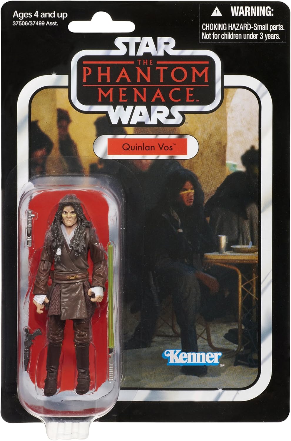 Hasbro Star Wars Vintage Collection Basic Figure VC85 Quinlan Vos (The Phantom Menace)/Star Wars 2012 Vintage Collection Action Figure Quinlan Vos (The Phantom Menace) [Parallel Import]