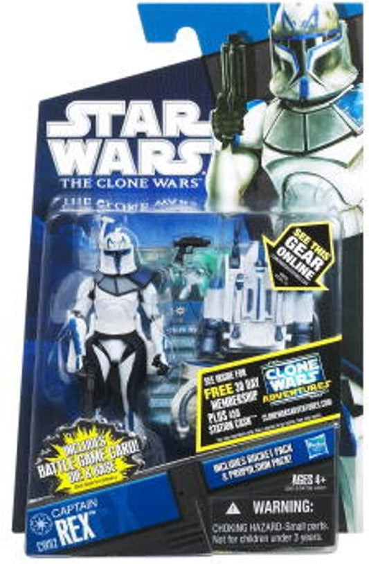 Hasbro Star Wars Clone Wars Basic Figure Captain Rex/Star Wars 2011 The Clone Wars Action Figure CW62 Captain Rex [Parallel Import]