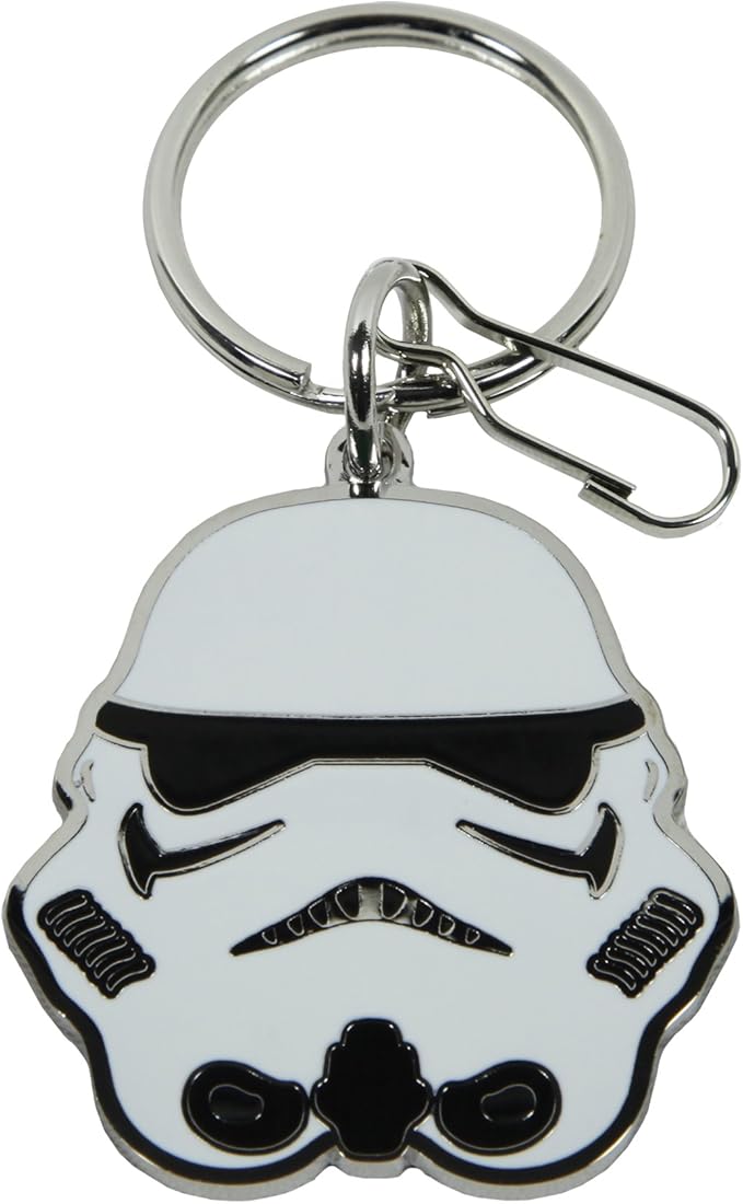 Star Wars Stormtrooper Enamel Keychain One Size Gray 004293R01