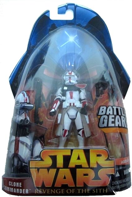 Star Wars Revenge of the Sith Clone Commander (Red) Battle Gear #33