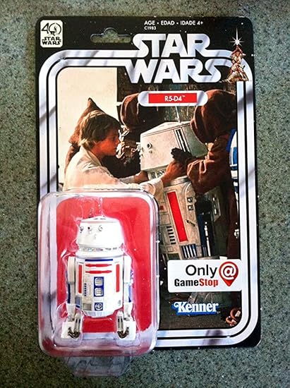 Star Wars Black Series 6 Inch Figure 40th Anniversary Edition R5-D4 Gamestop Limited