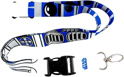 Star Wars R2-D2 (R2D2) Pattern Lanyard/Key Ring