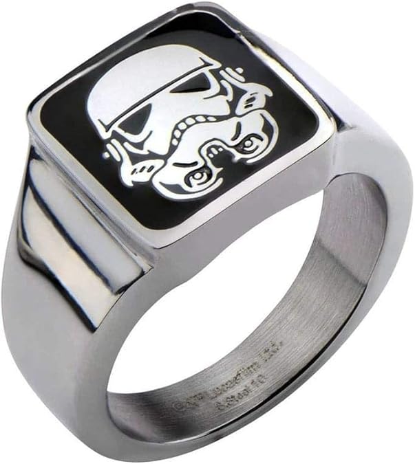 STAR WARS Jewelry Episode 7 Stormtrooper Stainless Steel Dangle Bead Charm