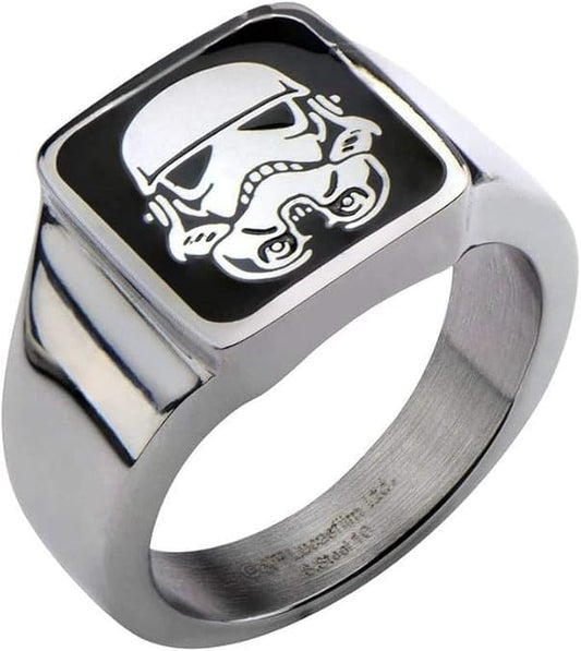 STAR WARS Jewelry Episode 7 Stormtrooper Stainless Steel Dangle Bead Charm