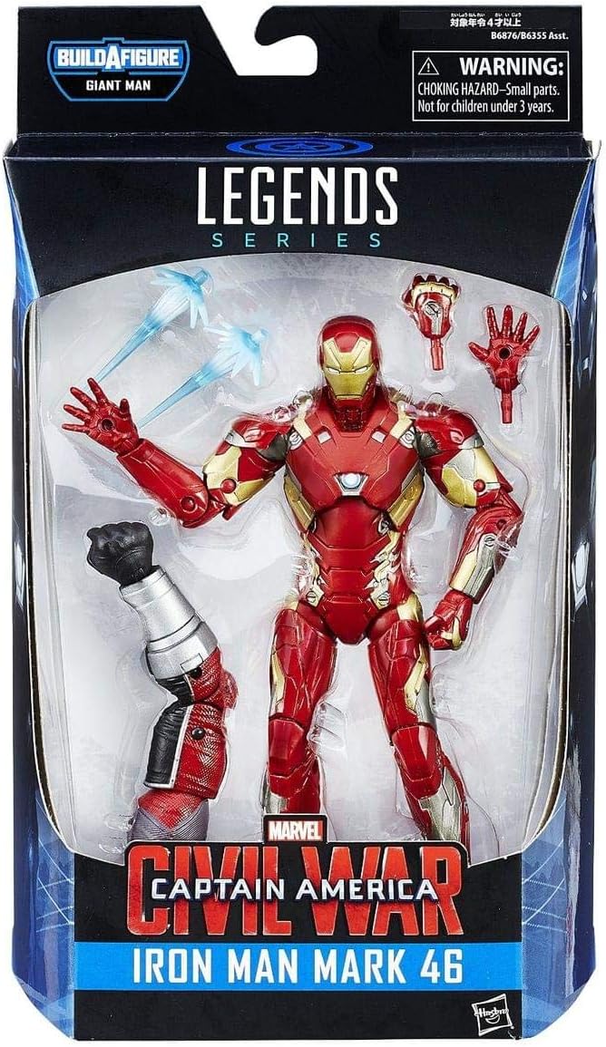 Hasbro Captain America / Civil War Marvel Legends 6 inch figure Giant Man series Iron Man Mark 46 / Hasbro CAPTAIN AMERICA:CIVIL WAR 2016 MARVEL LEGENDS GIANT-MAN SERIES IRON MAN MARK 46 [Parallel import version] Legends