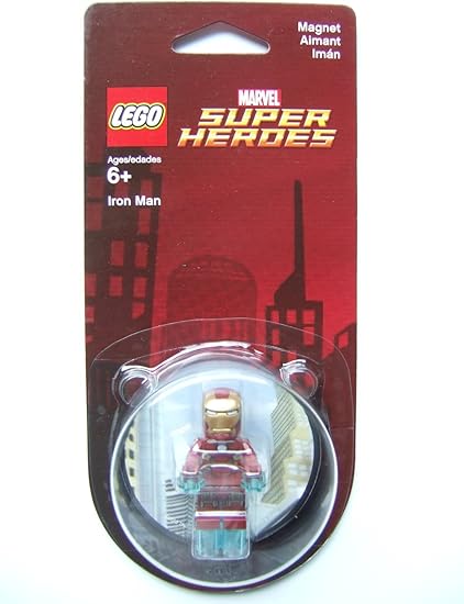 LEGO Super Heroes Minifigure Iron Man Magnet [Parallel Import]