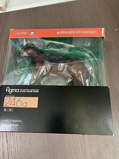 figma horse (brown) approx. 16cm ABS&ATBC-PVC painted movable figure