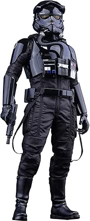 Movie Masterpiece Star Wars: The Force Awakens First Order Tie Fighter Pilot 1/6 scale plastic painted movable figure
