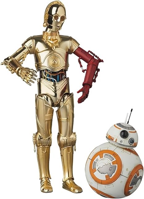 MAFEX C-3PO & BB-8 SET "Star Wars: The Force Awakens" Non-Scale ABS&ATBC-PVC Painted Action Figure