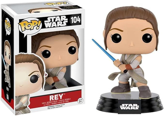 Funko Pop Star Wars Episode 7 - The Force Awakens: Rey w/ Lightsaber Bobble Head