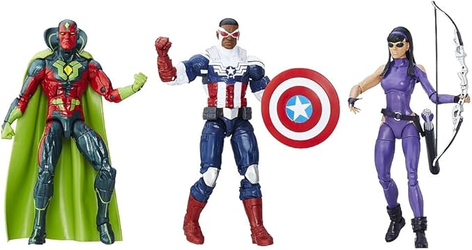 Hasbro MARVEL LEGENDS 2016 SAM WILSON CAPTAIN AMERICA & MARVEL NOW VISION & KATE BISHOP HAWKEYEMAN PETER PARKER [Parallel Import Edition] Legends