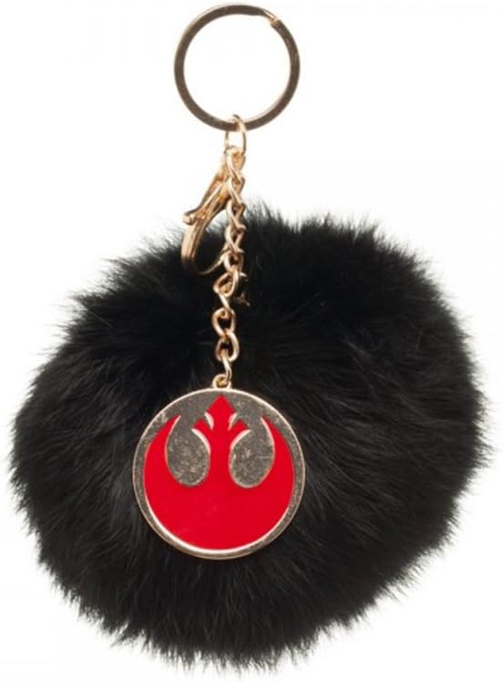 Star Wars Key Chain Furry Pom Pom Handbag Charm hk4aaystw