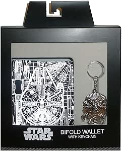 Star Wars Millennium Falcon Wallet and Keychain Box Set