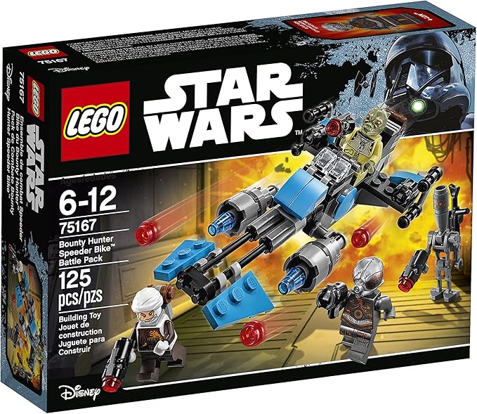 Lego Star Wars Construction Kit Bounty Hunter Speeder Bike Battle Pack 75167