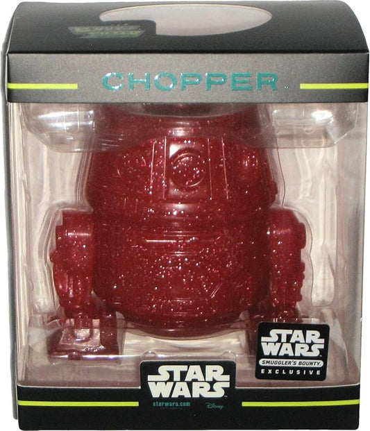 (Red) - Funko Hikari Minis Red Glitter Chopper Droid Star Wars Rebels Smuggler's Bounty March 2017 Exclusive Vinyl Figure
