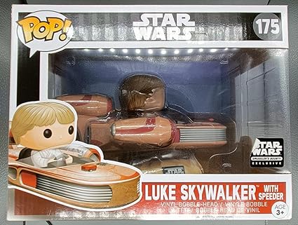 Star Wars Luke Skywalker with Speeder PoP Figure Smuggler's Bounty Exclusive 175