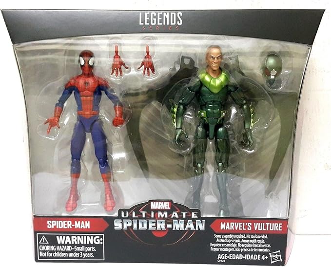 Hasbro Spider-Man Marvel Legends 6-inch Action Figure Walmart Exclusive 2 Pack Ultimate Spider-Man & Vulture / Hasbro SPIDER-MAN MARVEL LEGENDS 2017 ULTIMATE SPIDER-MAN VS VULTURE [Parallel Import] Legends Homecoming Movie