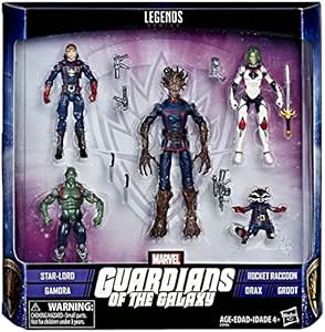 Hasbro Marvel Legends 3.75 inch Basic Figure USA Toys R Us Limited 5 Pack Guardians of the Galaxy (Star-Lord & Gamora & Drax & Rocket & Groot) / GUARDIANS OF THE GALAXY Vol.2 MARVEL LEGENDS [Parallel Import] Movie 2017 Remix